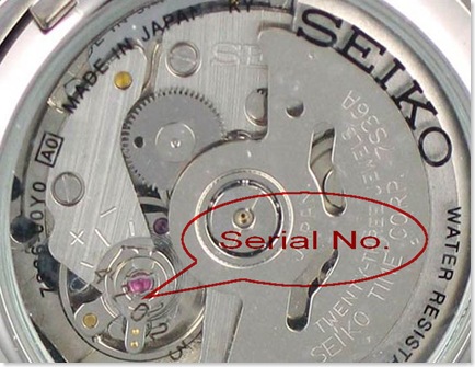 seiko watches value serial numbers